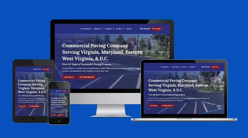 High-converting local SEO website design for commercial builders and construction managers